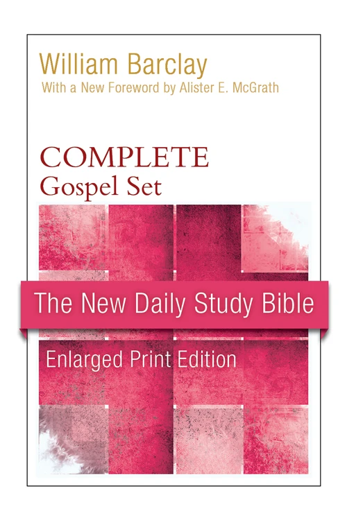 Cover of New Daily Study Bible, Enlarged Print: Gospel Set