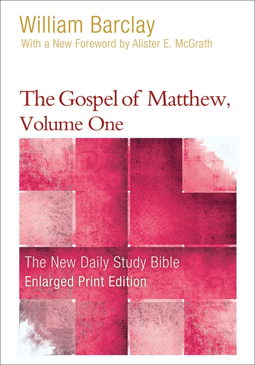 Cover of The Gospel of Matthew, Volume One – Enlarged Print Edition