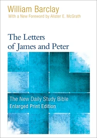 Cover of The Letters of James and Peter – Enlarged Print Edition