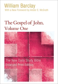 Cover of The Gospel of John, Volume One – Enlarged Print Edition
