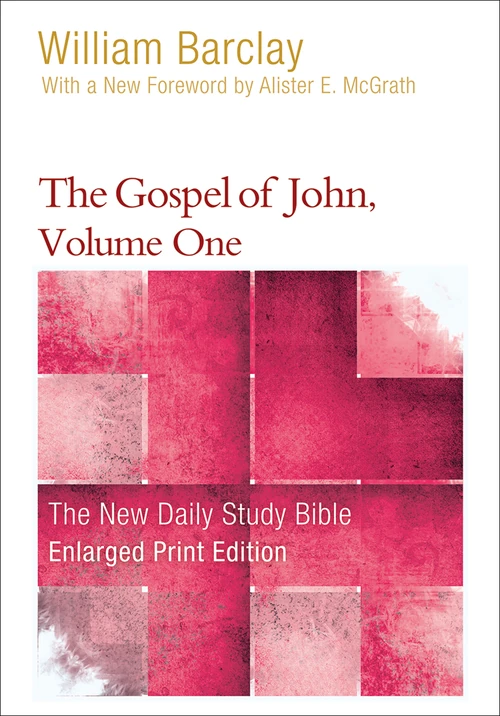 Cover of The Gospel of John, Volume One – Enlarged Print Edition