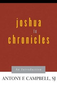 Cover of Joshua to Chronicles