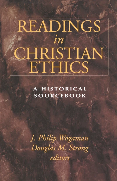 Cover of Readings in Christian Ethics