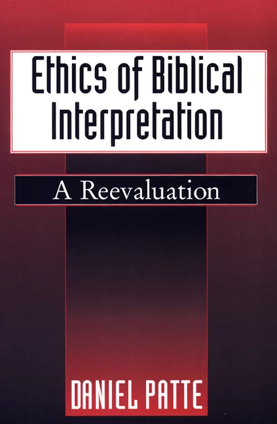 Cover of Ethics of Biblical Interpretation