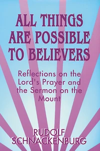 Cover of All Things Are Possible to Believers