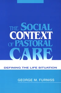 Cover of The Social Context of Pastoral Care