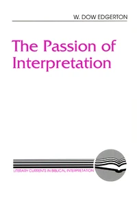 Cover of The Passion of Interpretation