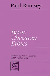 Cover of Basic Christian Ethics