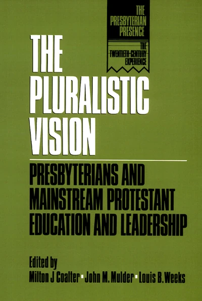 Cover of The Pluralistic Vision