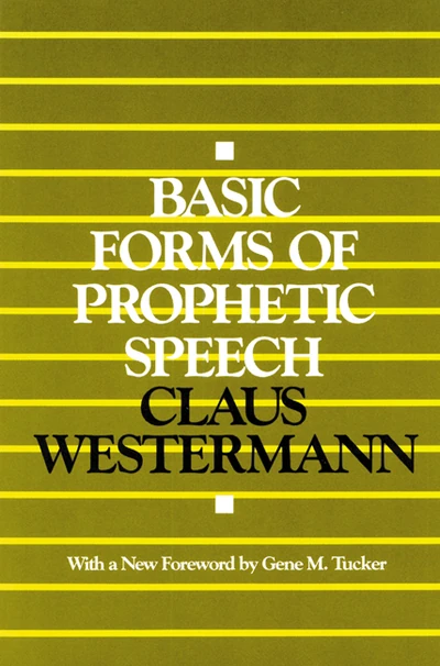 Cover of Basic Forms of Prophetic Speech