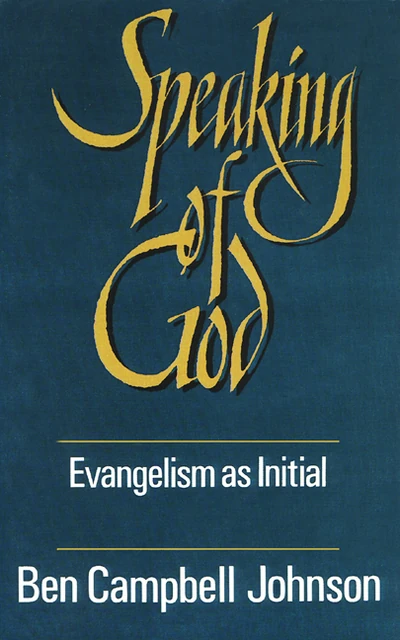 Cover of Speaking of God
