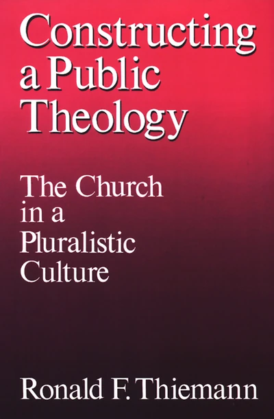 Cover of Constructing a Public Theology