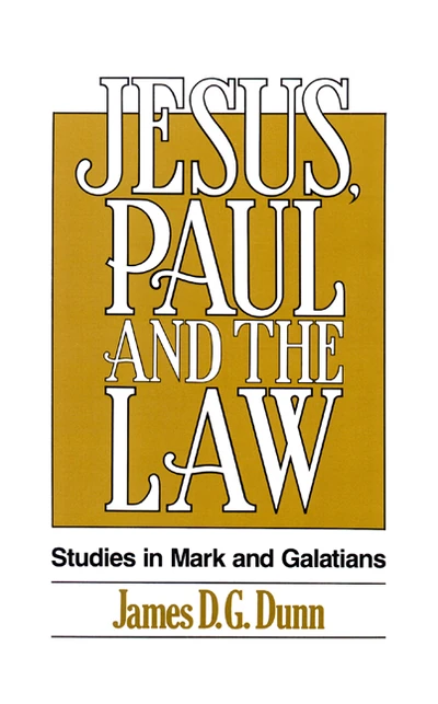 Cover of Jesus, Paul and the Law