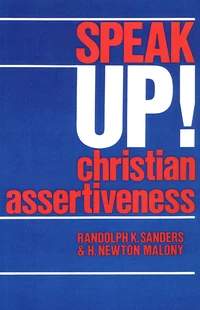 Cover of Speak Up! Christian Assertiveness