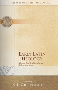 Cover of Early Latin Theology