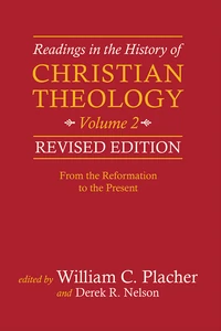 Cover of Readings in the History of Christian Theology, Volume 2, Revised Edition