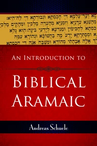 Cover of An Introduction to Biblical Aramaic