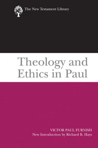 Cover of Theology and Ethics in Paul