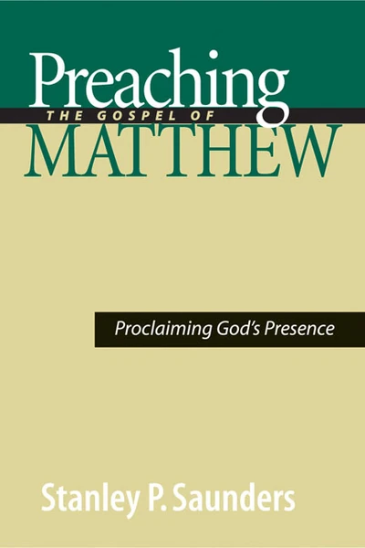 Cover of Preaching the Gospel of Matthew