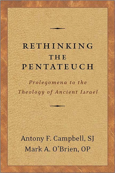 Cover of Rethinking the Pentateuch