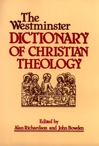 Cover of The Westminster Dictionary of Christian Theology