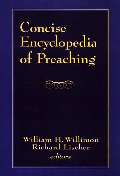 Cover of Concise Encyclopedia of Preaching
