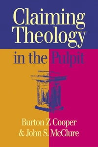 Cover of Claiming Theology in the Pulpit