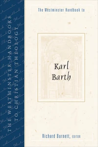 Cover of The Westminster Handbook to Karl Barth