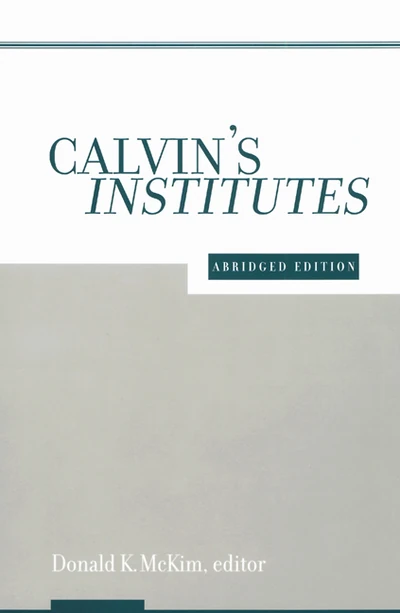 Cover of Calvin’s Institutes