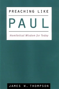 Cover of Preaching like Paul