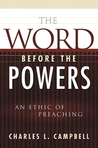Cover of The Word before the Powers