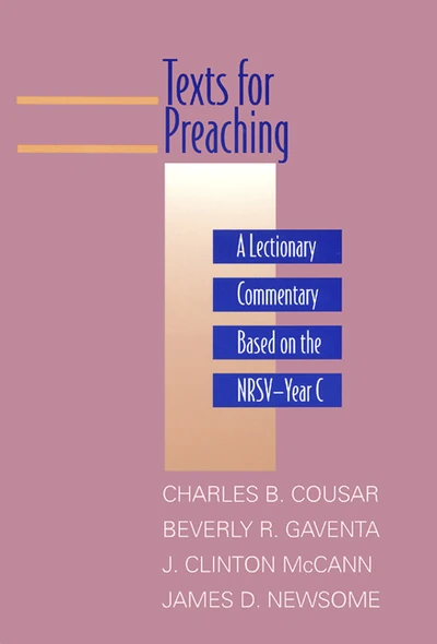 Cover of Texts for Preaching, Year C