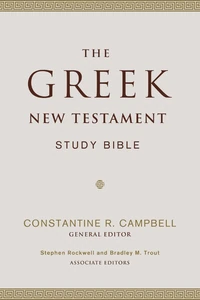 Cover of The Greek New Testament Study Bible