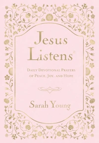 Cover of Jesus Listens, Pink Leathersoft, with Scripture References
