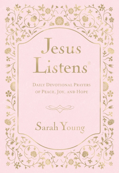 Cover of Jesus Listens, Pink Leathersoft, with Scripture References