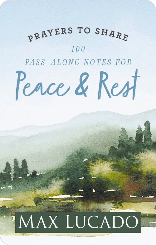 Cover of 100 Pass-Along Notes for Peace & Rest