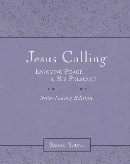 Cover of Jesus Calling Note-Taking Edition, Leathersoft, Purple, with Full Scriptures
