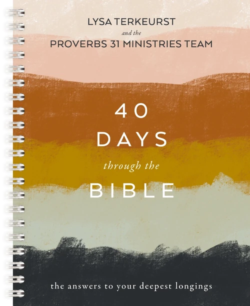 Cover of 40 Days Through the Bible, Spiral-bound edition