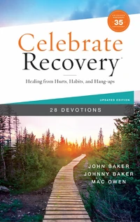 Cover of Celebrate Recovery Booklet, 28 Devotions, 35th Anniversary Edition