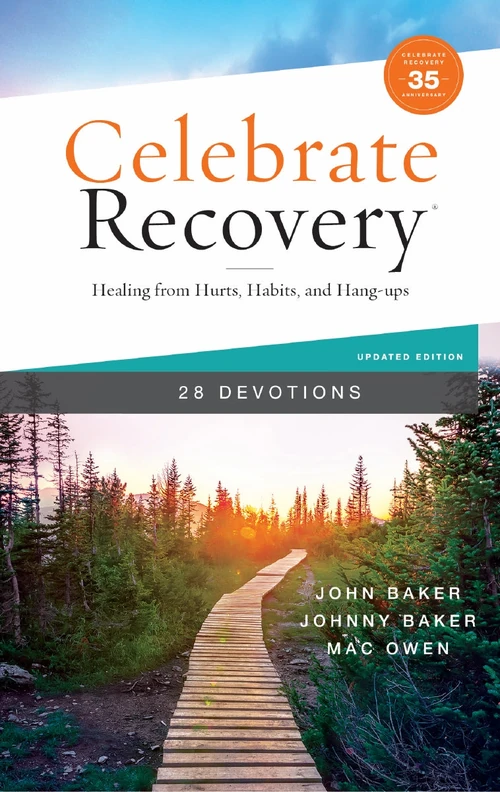 Cover of Celebrate Recovery Booklet, 28 Devotions, 35th Anniversary Edition