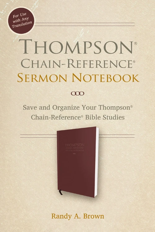 Cover of Thompson Chain-Reference Sermon Notebook