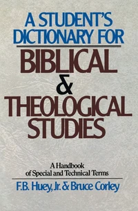 Cover of A Student's Dictionary for Biblical and Theological Studies