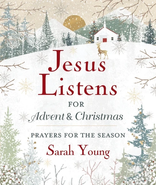 Cover of Jesus Listens—for Advent and Christmas, Padded Hardcover, with Full Scriptures