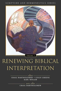 Cover of Renewing Biblical Interpretation