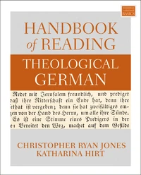 Cover of Handbook of Reading Theological German