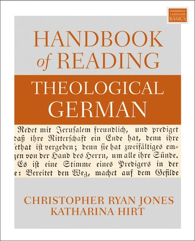 Cover of Handbook of Reading Theological German