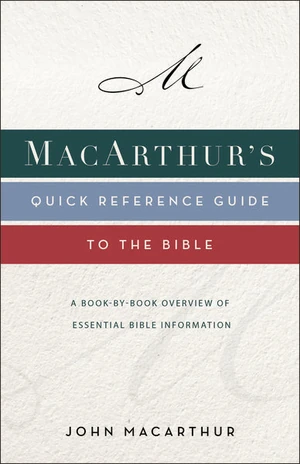 Cover of MacArthur's Quick Reference Guide to the Bible