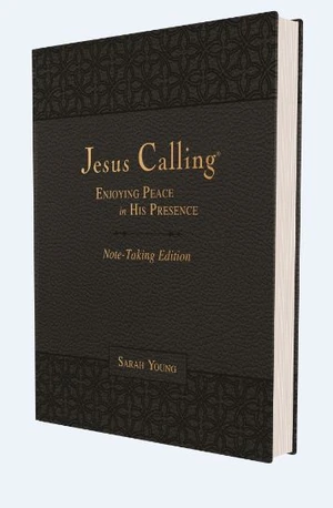 Cover of Jesus Calling Note-Taking Edition, Leathersoft, Black, with Full Scriptures