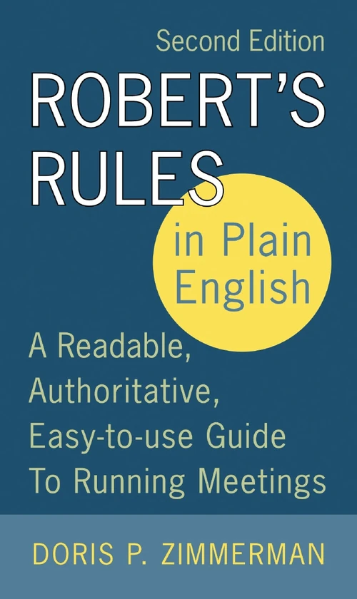Cover of Robert's Rules in Plain English
