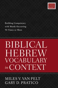 Cover of Biblical Hebrew Vocabulary in Context